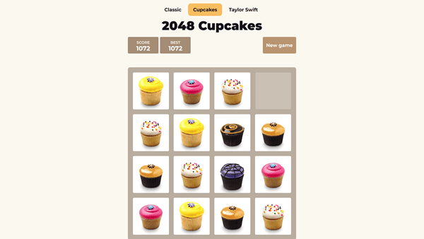 cupcake 2048 io