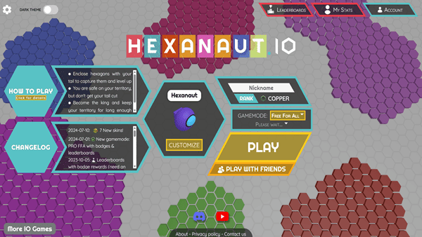 hexanaut io play online
